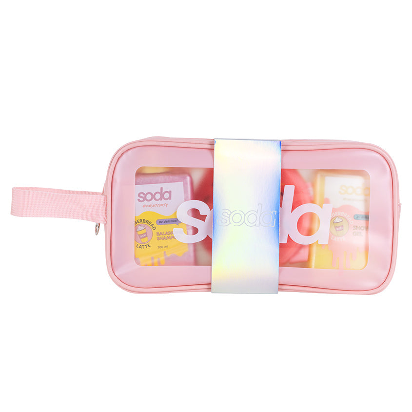SODA BUBBLY DREAMS BATH SET GINGERBREAD LATTE #takeitcomfy