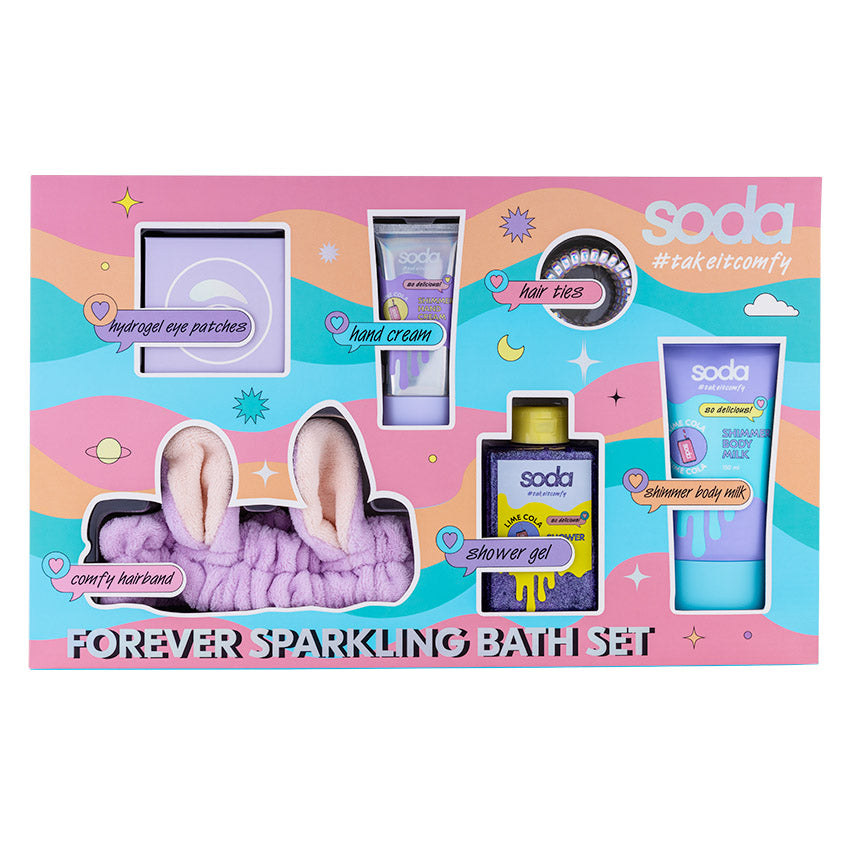 SODA FOREVER SPARKLING BATH SET #takeitcomfy