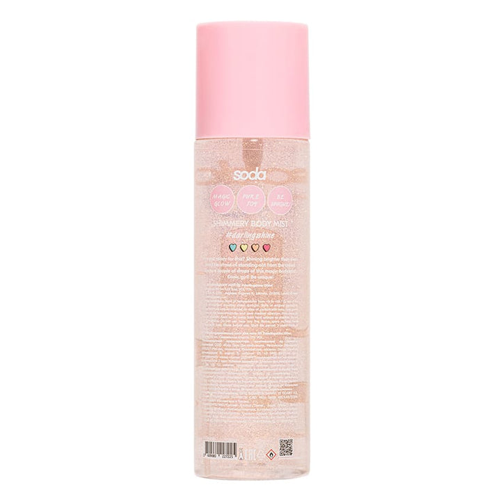 Perfumed Body Mist SHIMMERY BODY MIST 101 #darlingshine
