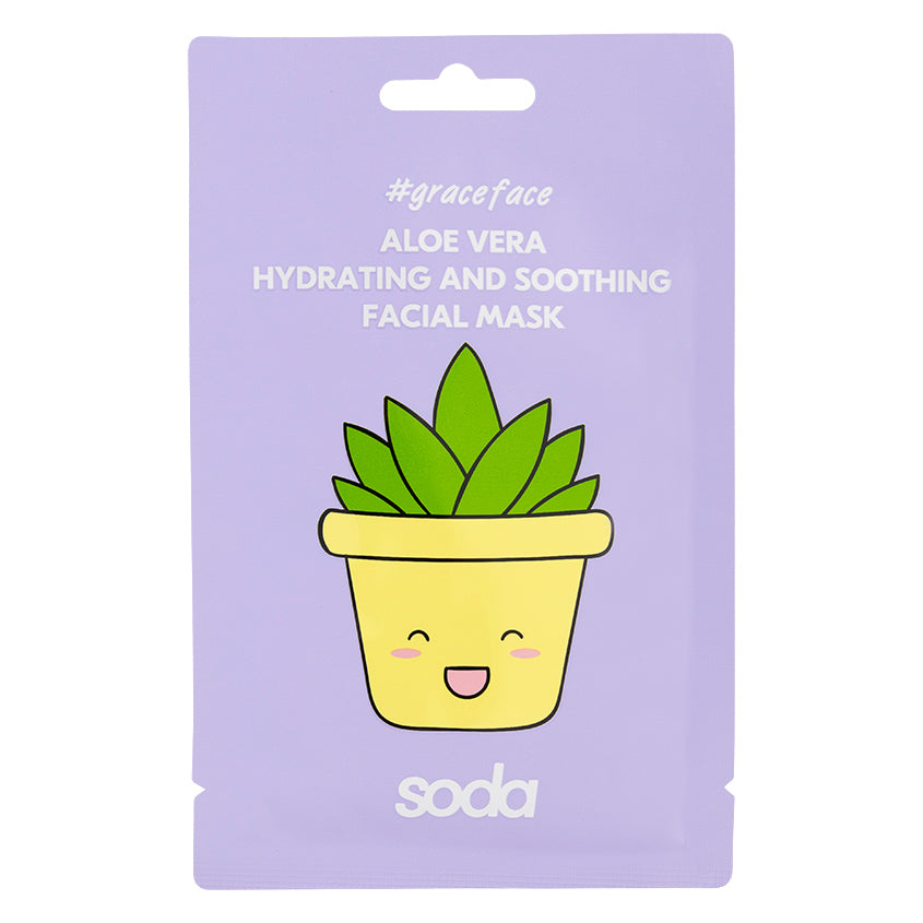 Moisturizing and Softening Face Sheet Mask with Aloe Vera