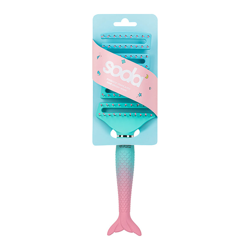 Ventilated Wide Massage Hair Brush #mermaidhair