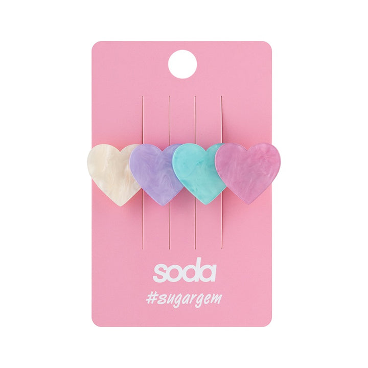 Hair Pin Pearl Heart #sugargem
