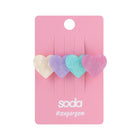 SODA HAIR CLIP PEARL HEART #sugargem
