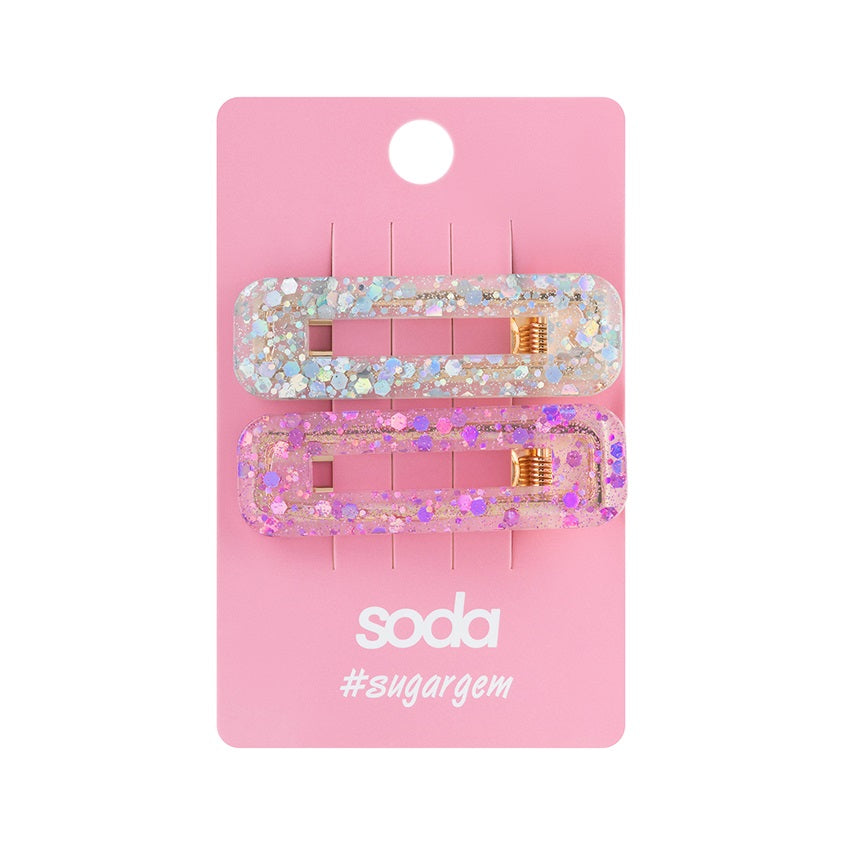 Glitter Hair Pins #sugargem