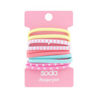 SODA PASTEL HAIR ELASTICS SET 10 pcs #sugargem