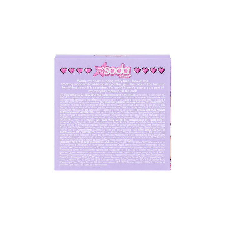 WAKU WAKU GLITTER GEL #softdivalution 001 sweetheart