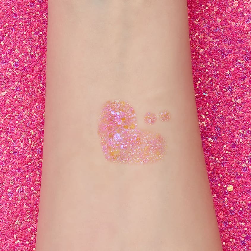 SODA WAKU WAKU GLITTER GEL #softdivalution 001 sweetheart – صورة 6