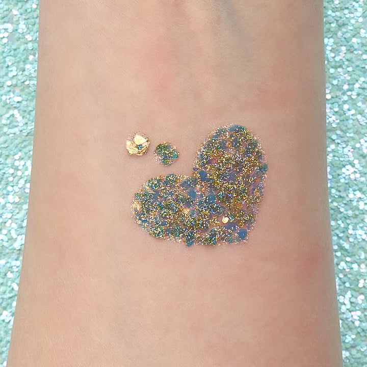 Glitters LUMINOUS GLITTER GEL #softdivalution 003 Milky Way
