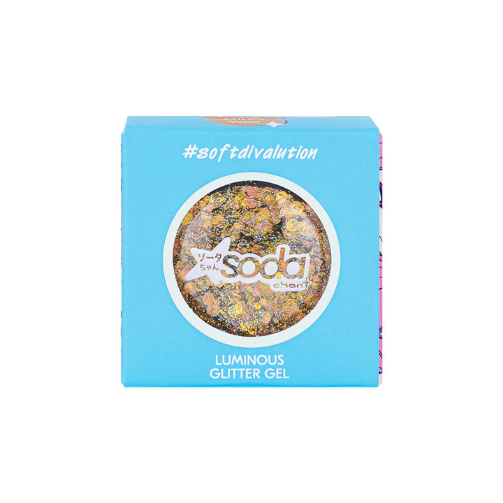 LUMINOUS GLITTER GEL #softdivalution 003 Milky Way