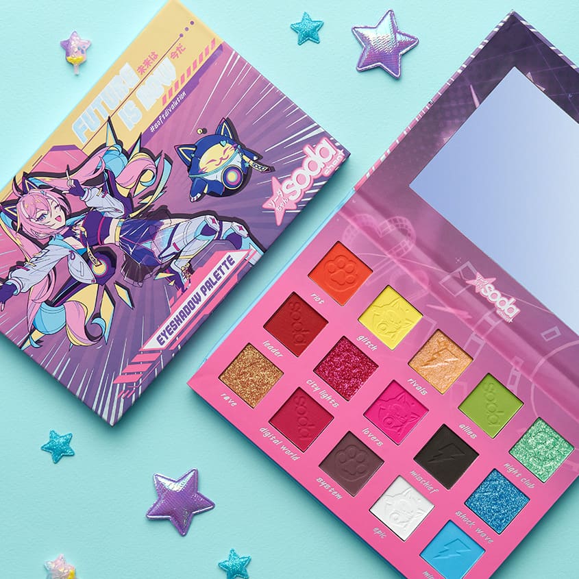 SODA FUTURE IS NOW EYESHADOW PALETTE #softdivalution – شراء أونلاين