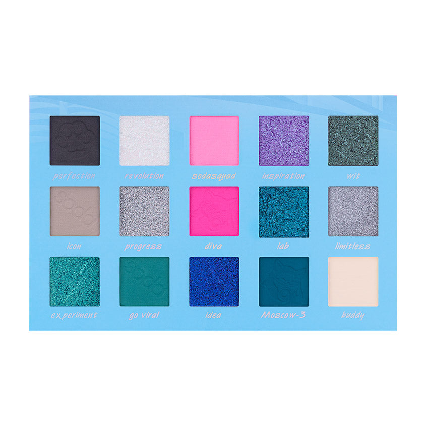 SODA ELECTRO WORLD EYESHADOW PALETTE #softdivalution – صورة 7