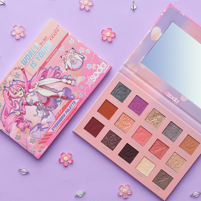 SODA WORLD IS YOURS EYESHADOW PALETTE #softdivalution – صورة 7