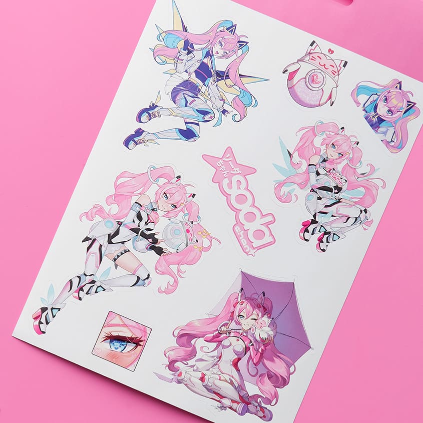 SODA-CHAN STICKERS #softdivalution – buy online