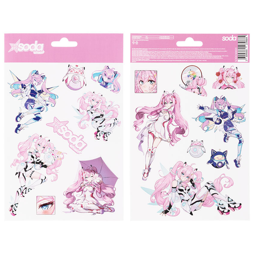 SODA-CHAN STICKERS #softdivalution