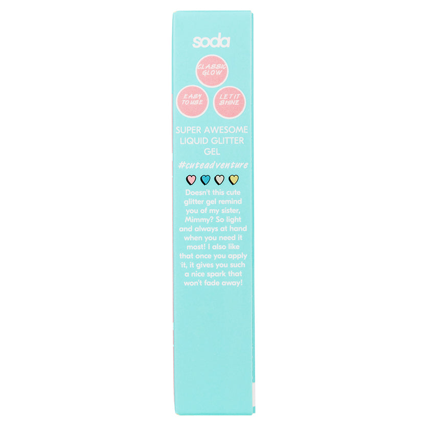 Liquid Glitter Gel for Face SUPER AWESOME #cuteadventure 002 'TWIN SISTER'