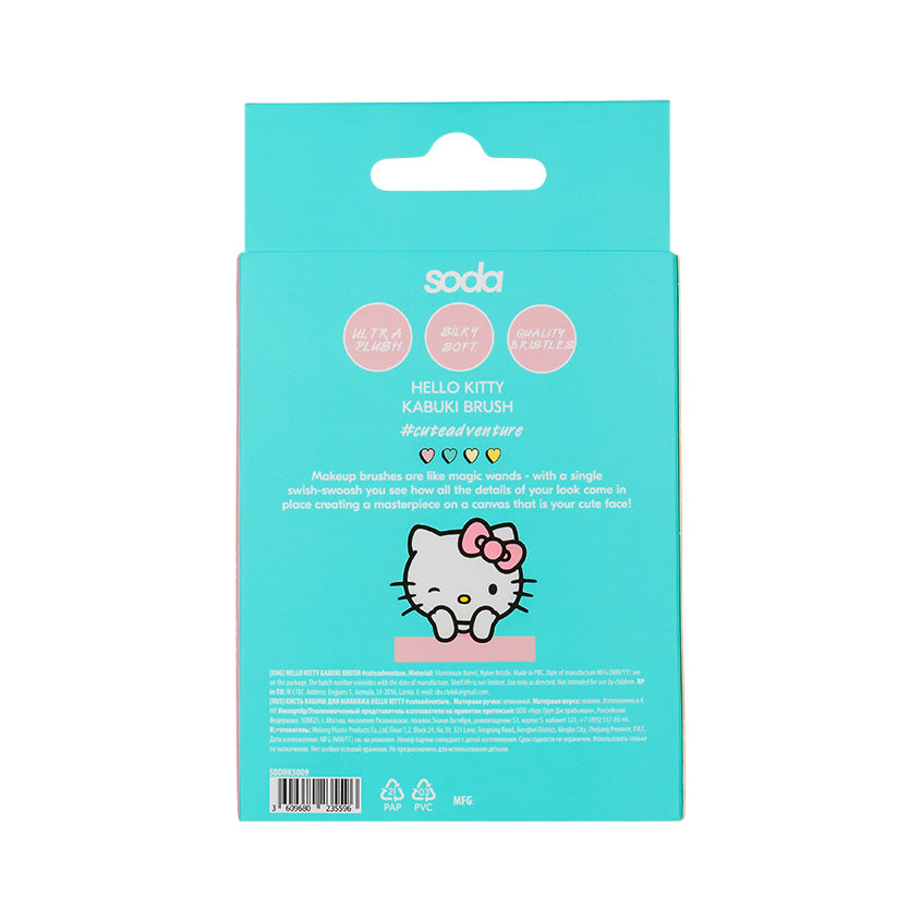 SODA HELLO KITTY KABUKI BRUSH #cuteadventure