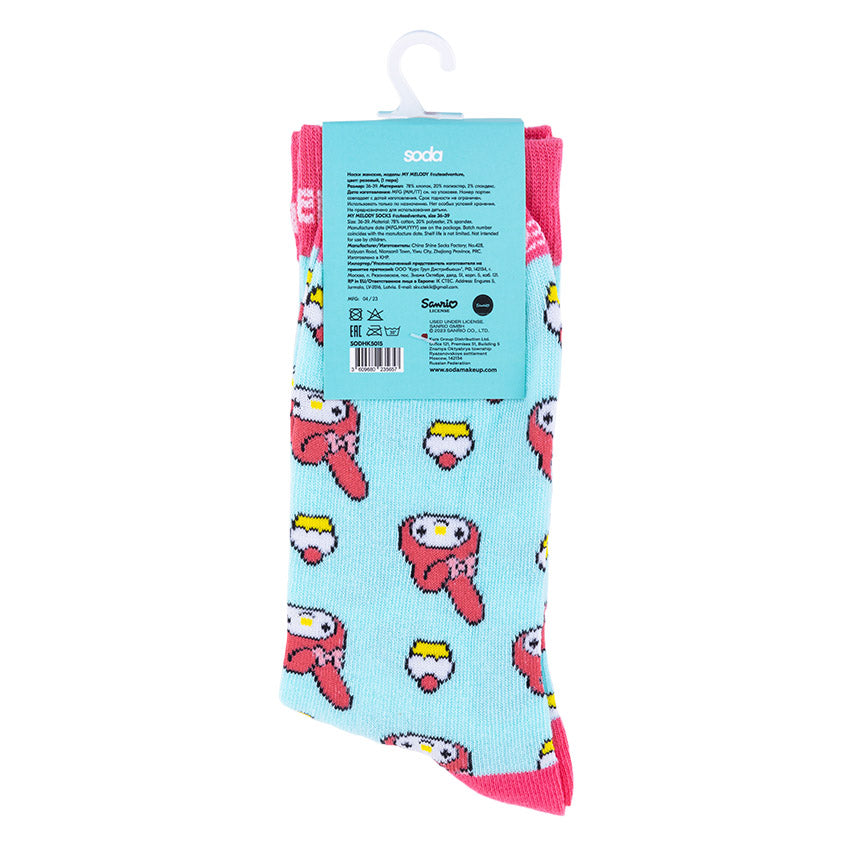 SODA MY MELODY SOCKS #cuteadventure, size 36-39