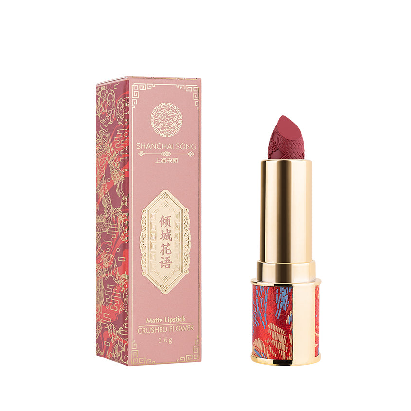 MATTE LIPSTICK CRUSHED FLOWER 005 Camellia, 3.6g