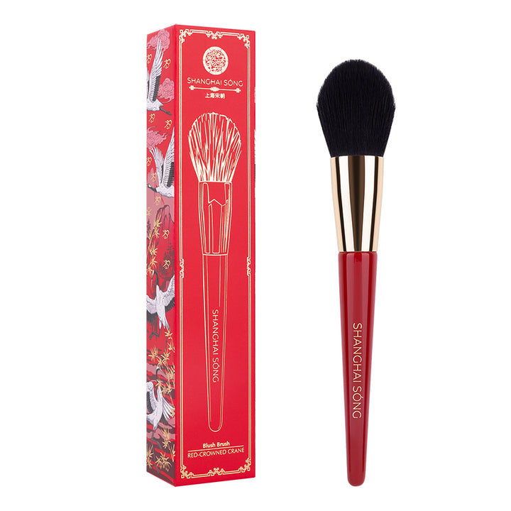 Red-Crowned Crane Blush Brush