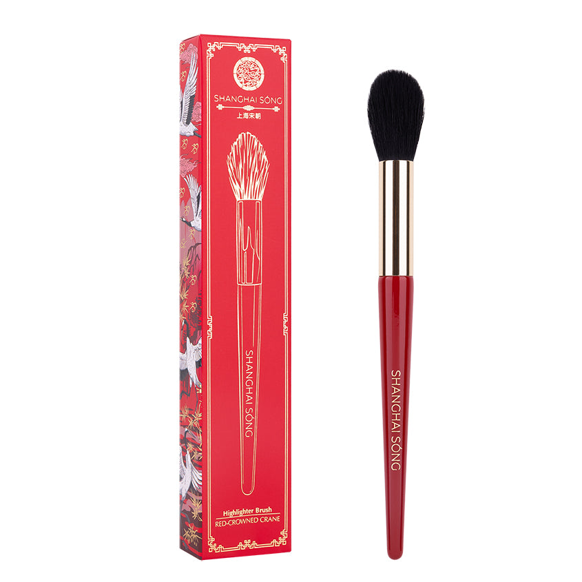 Red-Crowned Crane Highlighter Brush