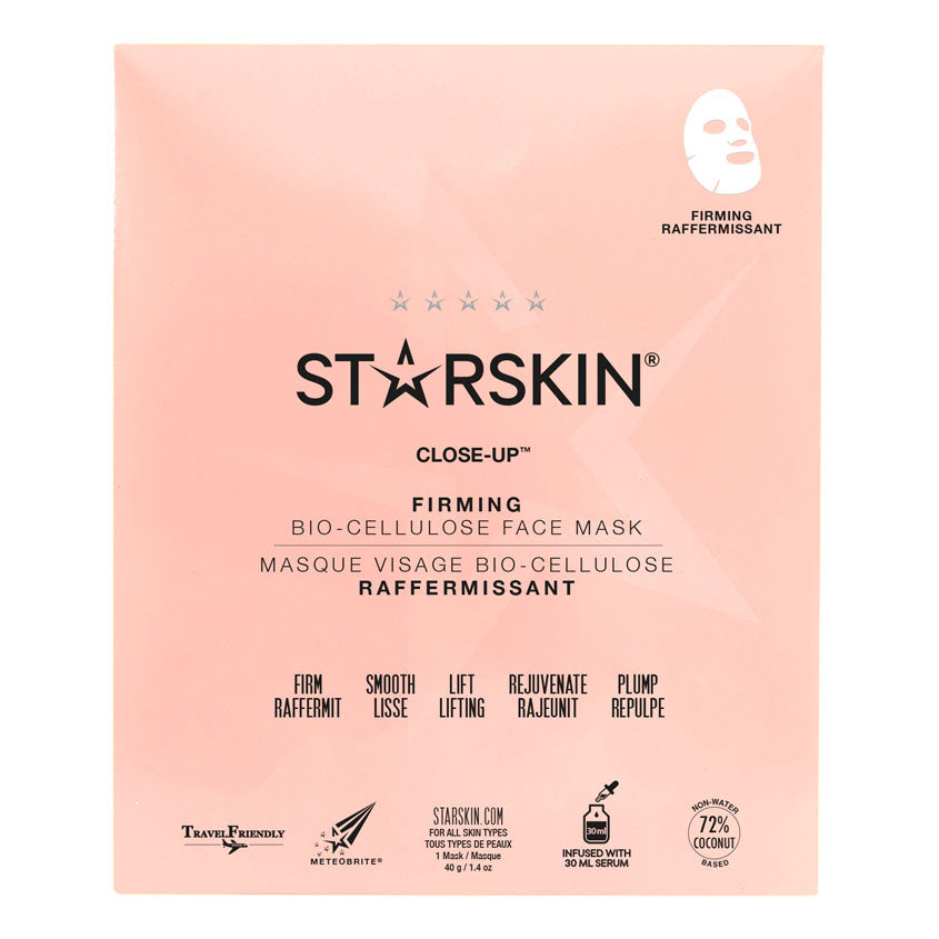 STARSKIN CLOSE-UP™ COCONUT BIO-CELLULOSE FIRMING FACE MASK 40G – buy online