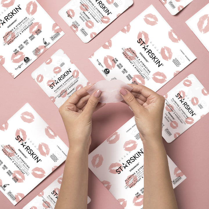 DREAMKISS™ PLUMPING AND HYDRATING BIO-CELLULOSE LIP MASK 5G