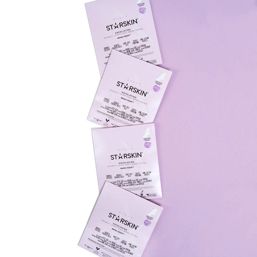 STARSKIN MAGIC HOUR™ EXFOLIATING FOOT MASK SOCKS 50G – متجر إلكتروني