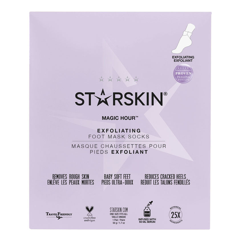 STARSKIN MAGIC HOUR™ EXFOLIATING FOOT MASK SOCKS 50G – شراء أونلاين