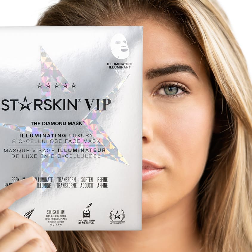 STARSKIN THE DIAMOND MASK™ ILLUMINATING LUXURY BIO-CELLULOSE FACE MASK 40G – شراء أونلاين