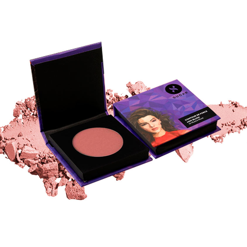 SUGAR CONTOUR DE FORCE MINI BLUSH 01 PEACH PEAK, 4 G – buy online