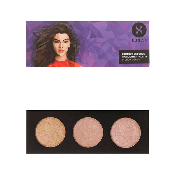 Highlighters CONTOUR DE FORCE HIGHLIGHTER PALETTE 01 GLOW GENIUS 12 G