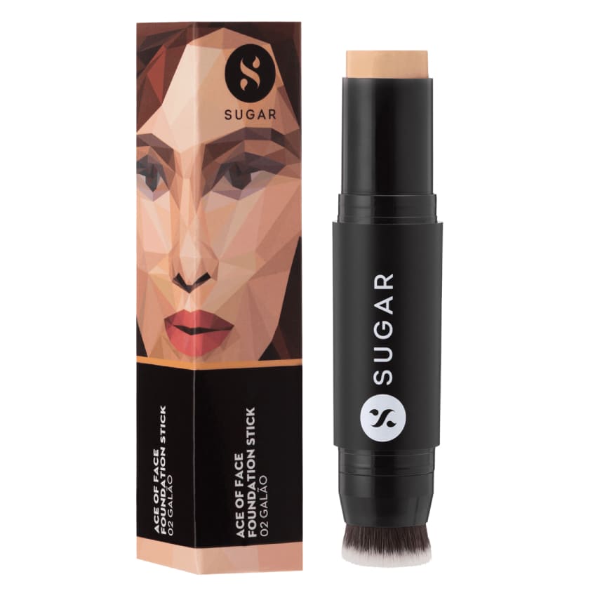 SUGAR ACE OF FACE FOUNDATION STICK 02 GALÃO 12 G – buy online