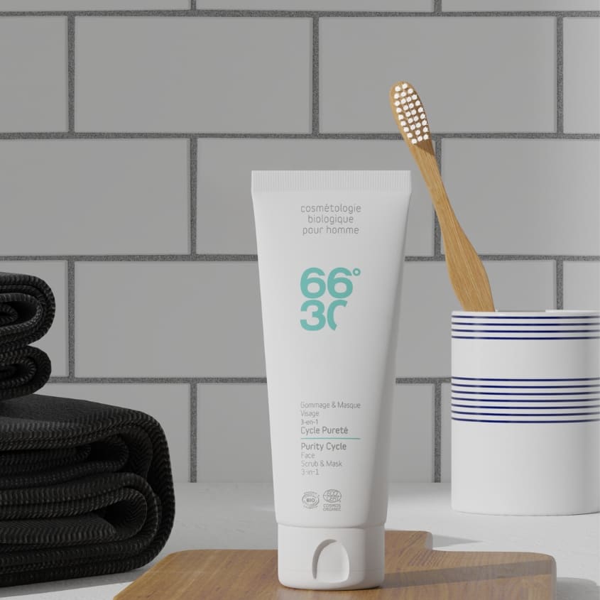 66*30 PURITY CYCLE FACE SCRUB & MASK 3-IN1 100ML