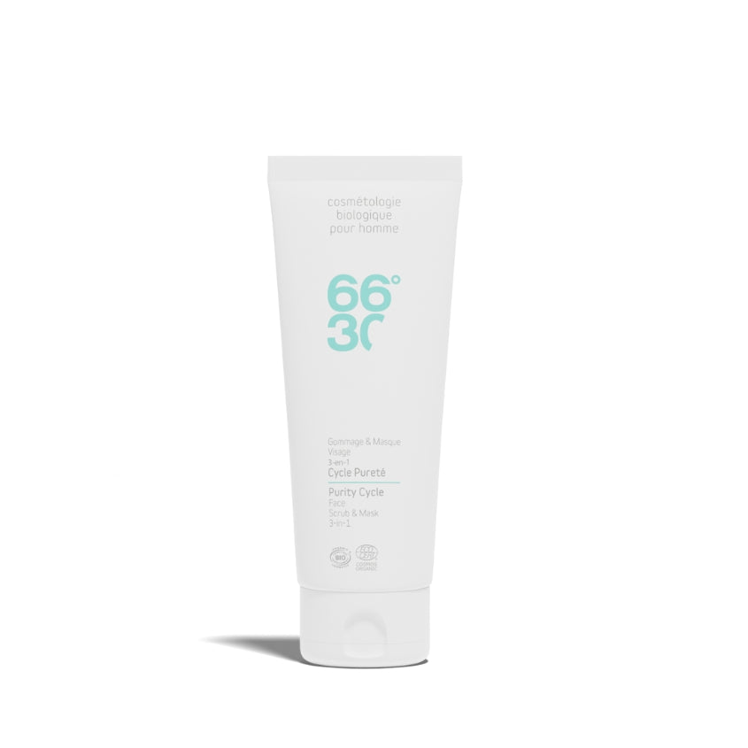66*30 PURITY CYCLE FACE SCRUB & MASK 3-IN1 100ML – شراء أونلاين