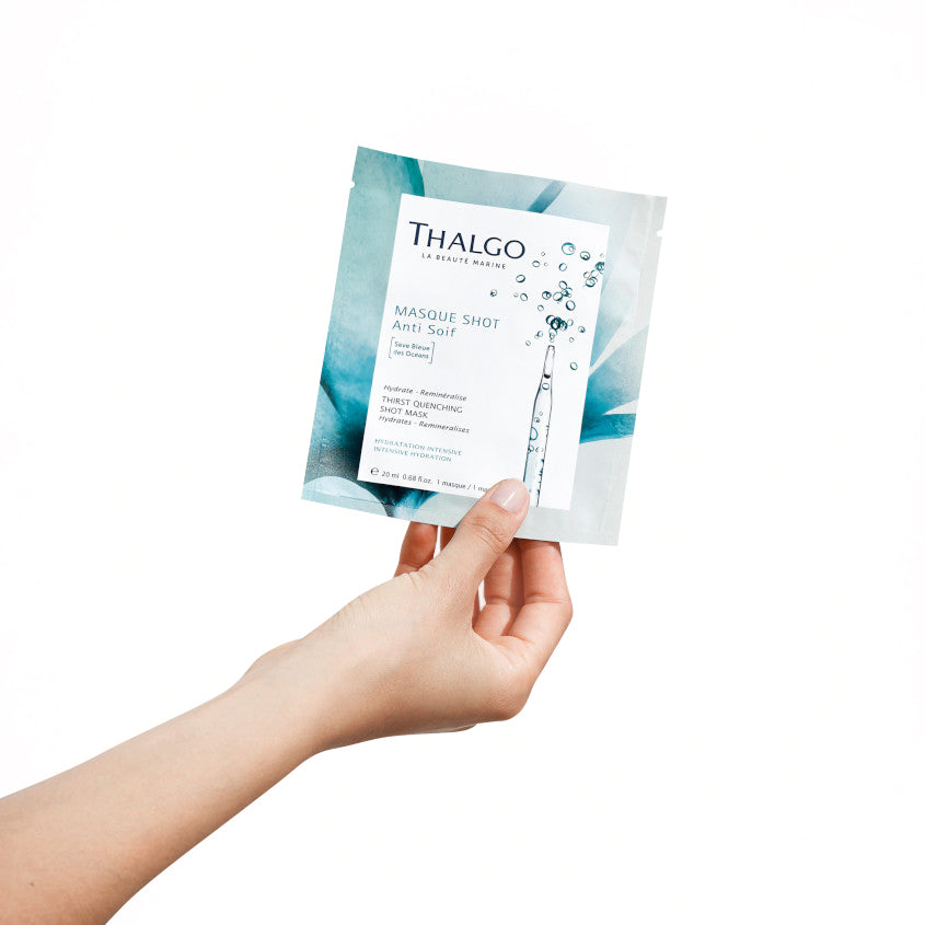 THALGO QUENCHING SHOT MASK WITH SÈVE BLEUE DES OCÉANS – free delivery