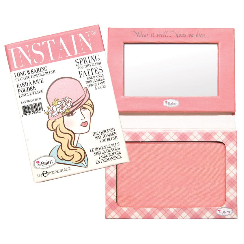 THEBALM LONG-WEARING POWDER STAINING BLUSH INSTAIN PINSTRIPE 6,5
