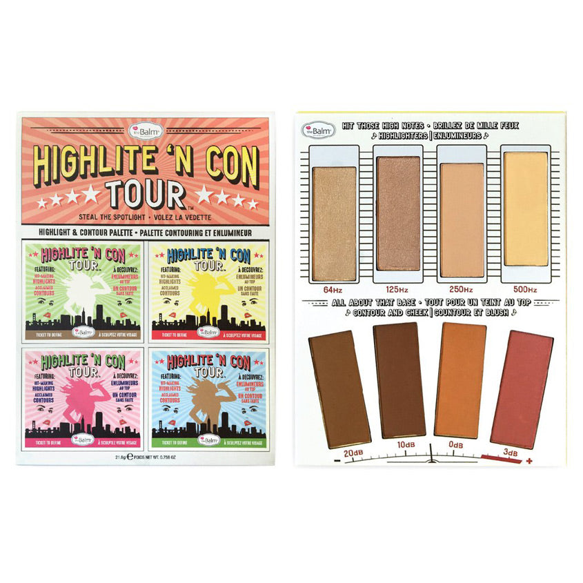 THEBALM HIGHLITE `N CON TOUR PALETTE 21,6G