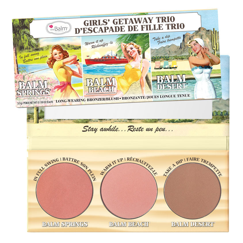 THEBALM BALM BEACH/ BALM SPRING/ BALM DESSERT TRIO PALETTE 3,3 G – buy online