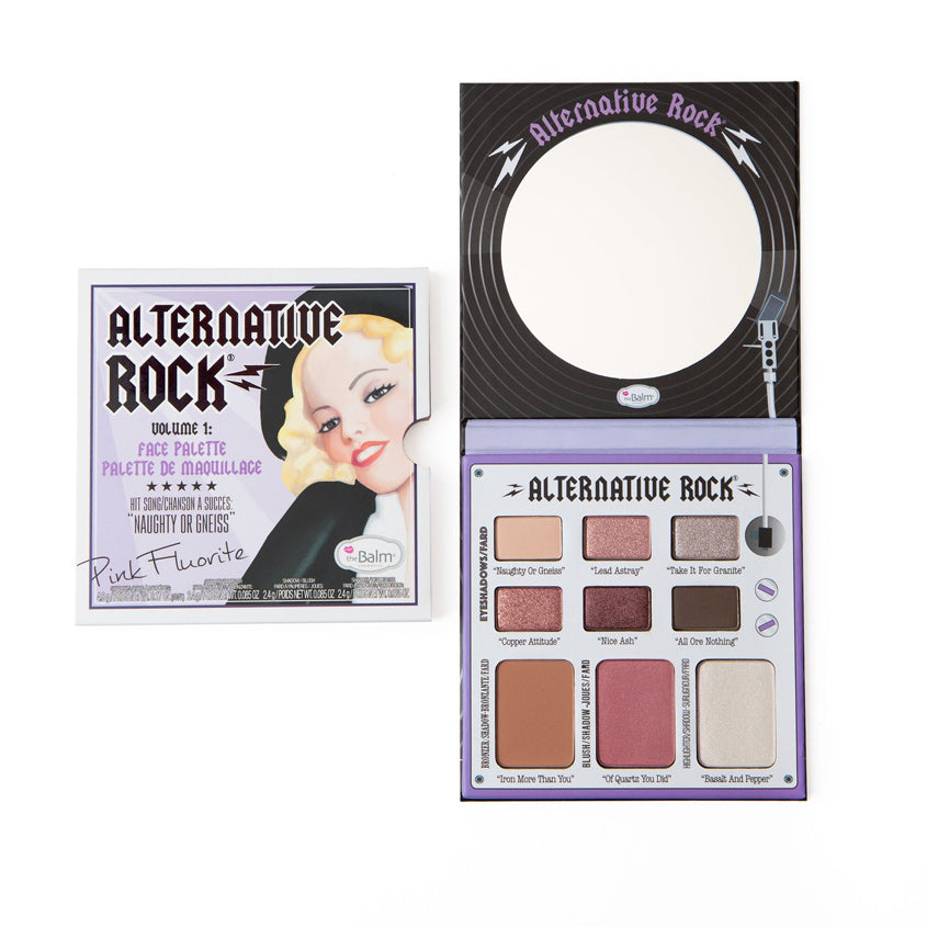 THEBALM FACE PALETTE `ALTERNATIVE ROCK VOL.1` PINK FLUORITE 12 G – buy online