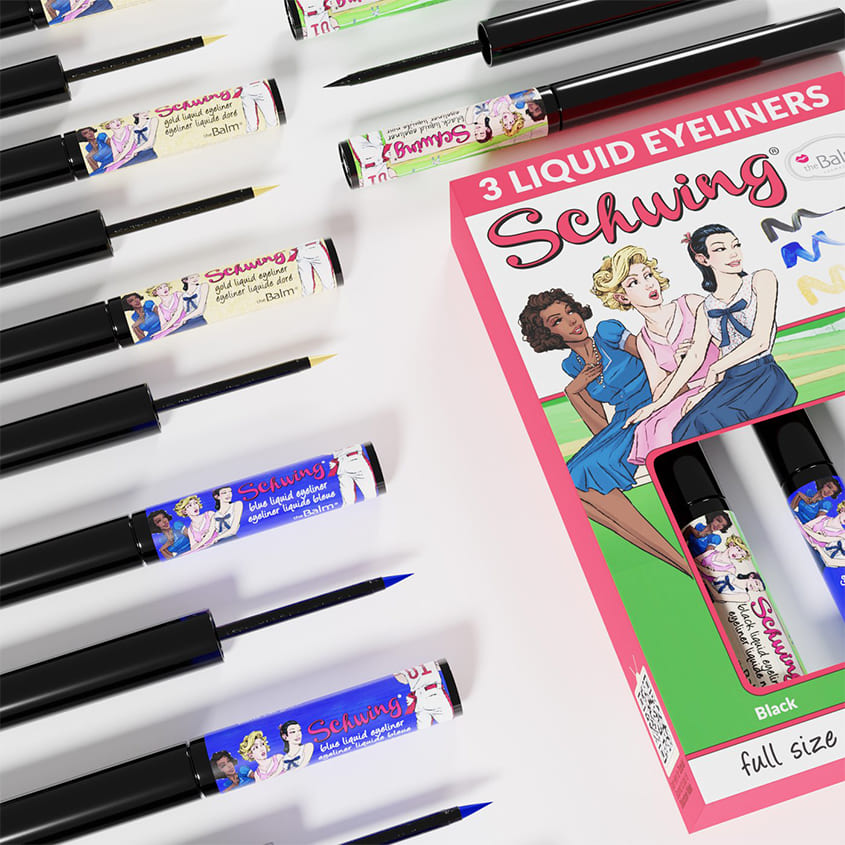THEBALM SCHWING EYELINERS FULL SIZE TRIO SET 1,7ML – online store