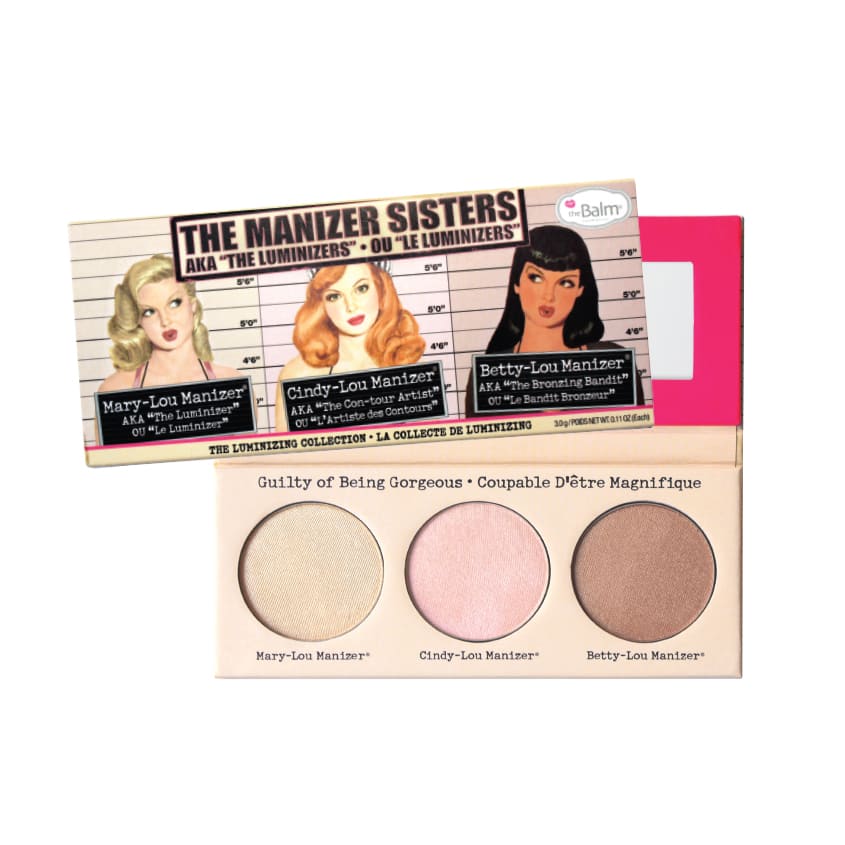 THEBALM THE MANIZER SISTERS TRIO (HIGHLIGHTER 3G+SHADOW 3G+SHIMMER 3G) – شراء أونلاين