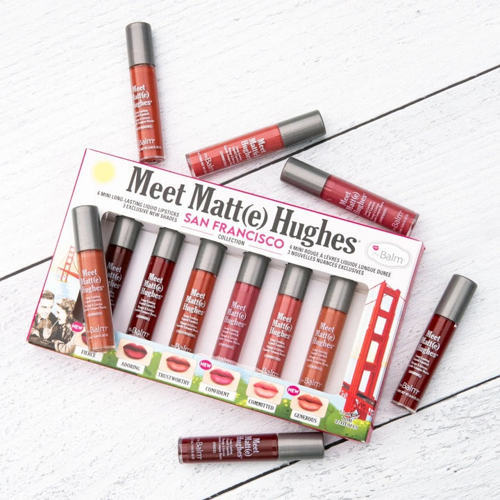MINI LIP BOX SET - SF COLLECTION (6 MATTE LIQ. LIPSTICKS) 7,2ML