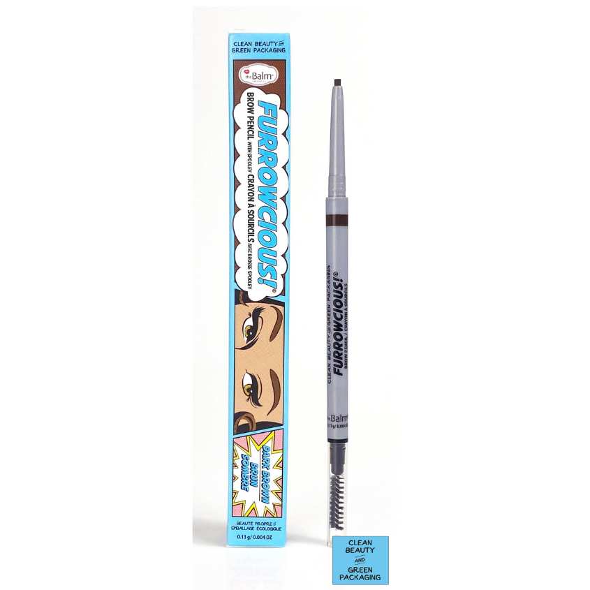 THEBALM Brow Pencil with Spooley Furrowcious 0,09 g Dark brown – buy online
