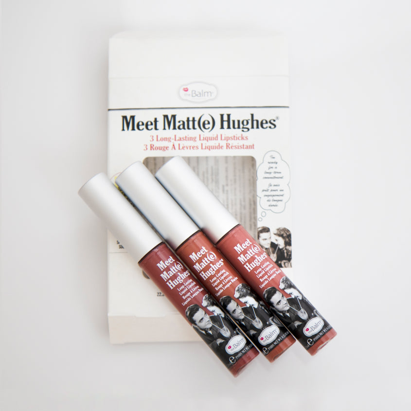 Set of 3 Shades Mini Liquid Matte Lipsticks Meet Matt(e) Hughes