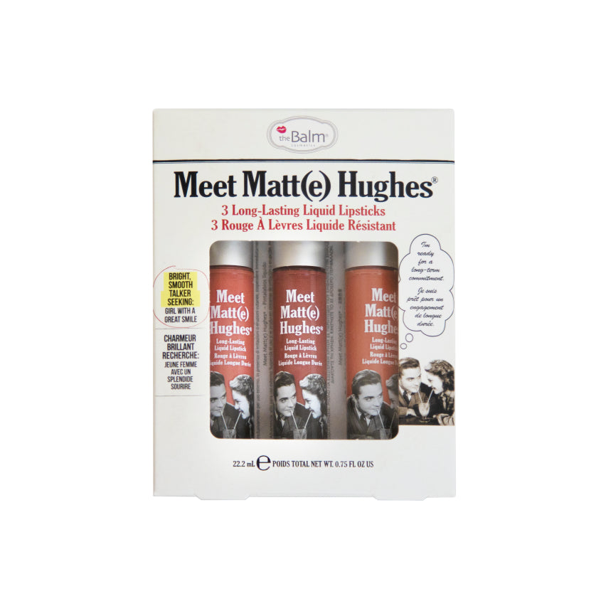Set of 3 Shades Mini Liquid Matte Lipsticks Meet Matt(e) Hughes