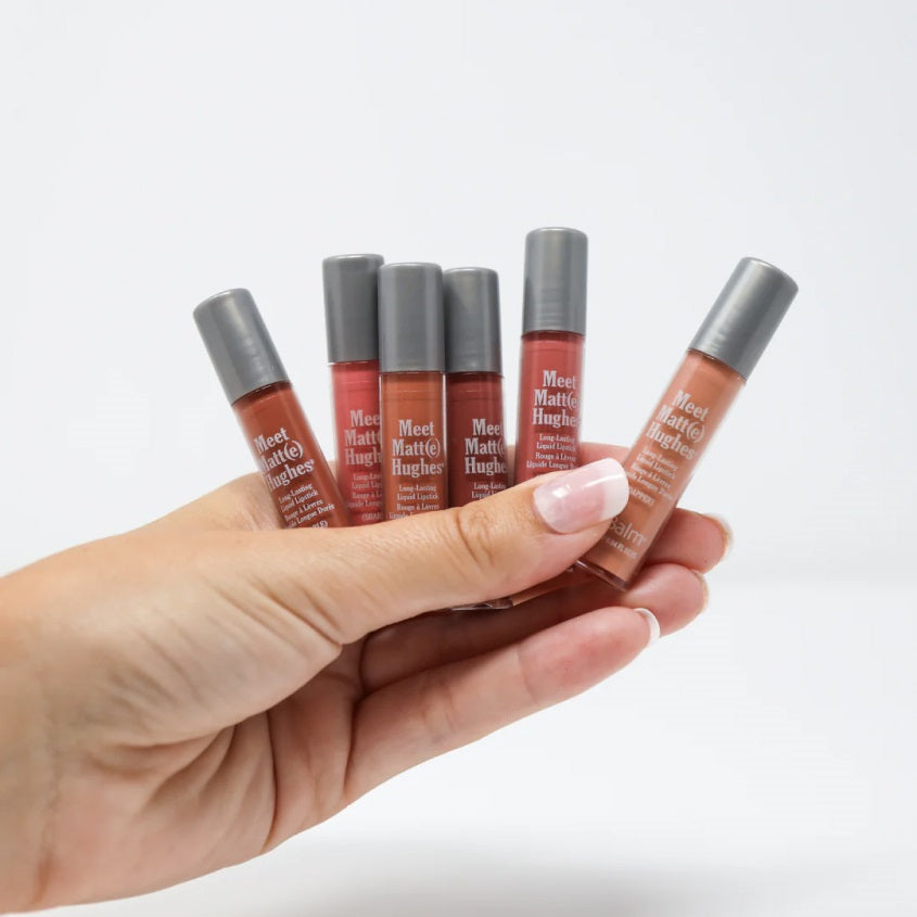 THEBALM SET OF 6 MINI LIPSTICKS MEET MATTE HUGHESXMS.NUDEYORK 7,2 ML – free delivery