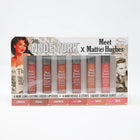 THEBALM SET OF 6 MINI LIPSTICKS MEET MATTE HUGHESXMS.NUDEYORK 7,2 ML