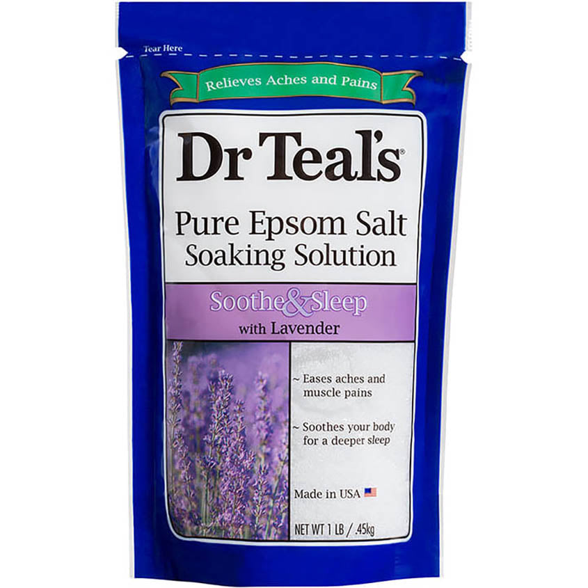 DR TEAL'S 1LB LAVENDER EPSOM SALT 450 GM