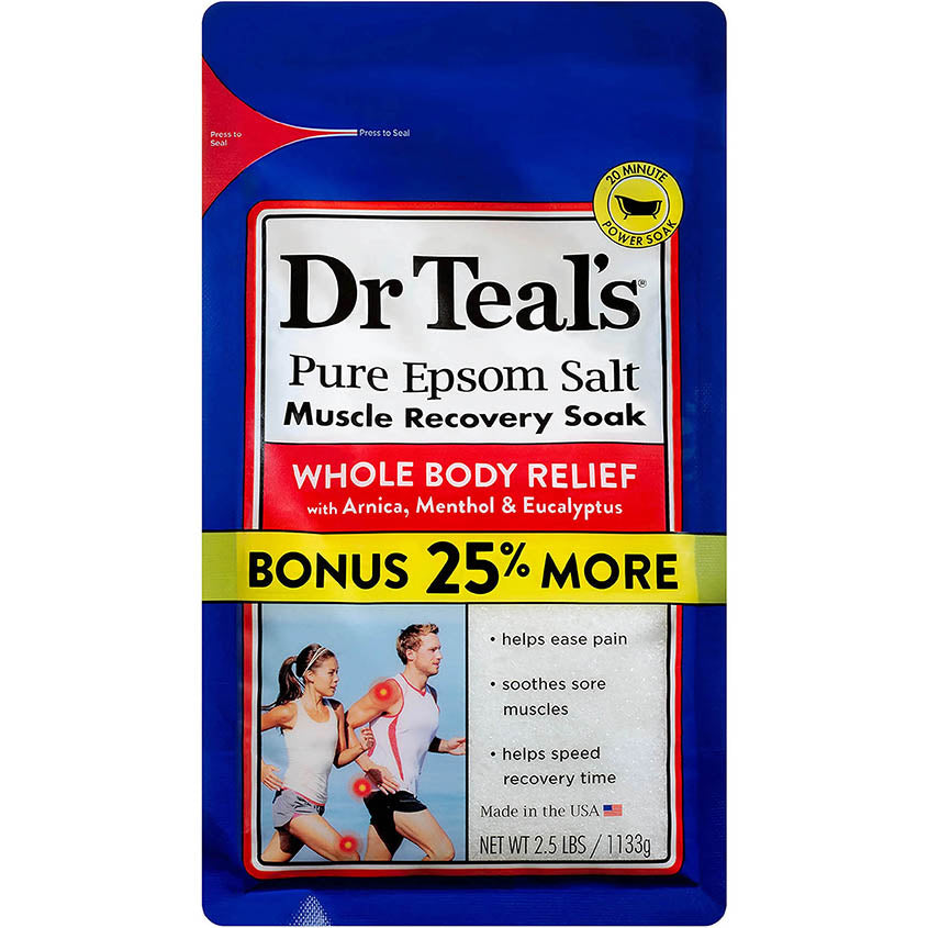 DR TEAL'S EPSOM MUSCLE RECOVERY LB 2.5LB 1133GM
