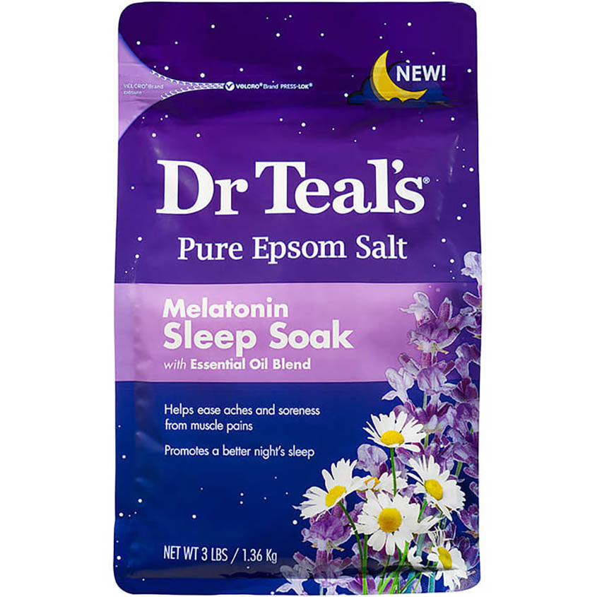 DR TEAL'S MELATONIN 3LB EPSOM SOAK 1.36 KG